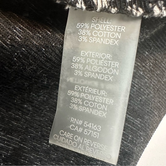 Calvin Klein Black and White Plaid A-Line Fit and Flare Short Sleeve Dress, 6 - Picture 10 of 10